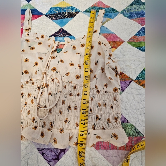 Sienna Sky Sunflower Summer Tank Top Women's Size XL NWOT - Picture 2 of 7